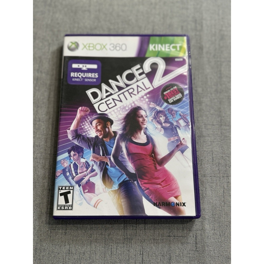Dance Central 2 Microsoft Xbox 360 Kinect 2011 With Manual Rated T